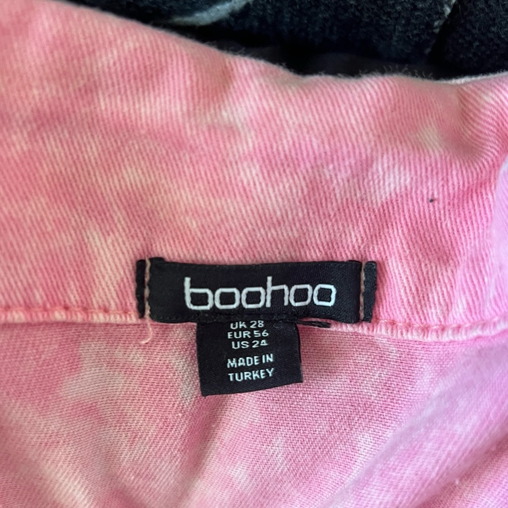 Pink Jean Jacket Oversized - Picture 4 of 4